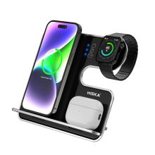 شارژر بی سیم هیسکا مدل HR-12 توان 15 وات ا Hiska HR-12 15w Wireless Charger